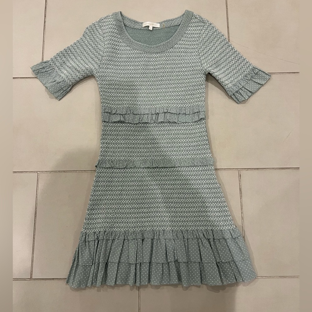 Loveshackfancy size M polka dot mini dress